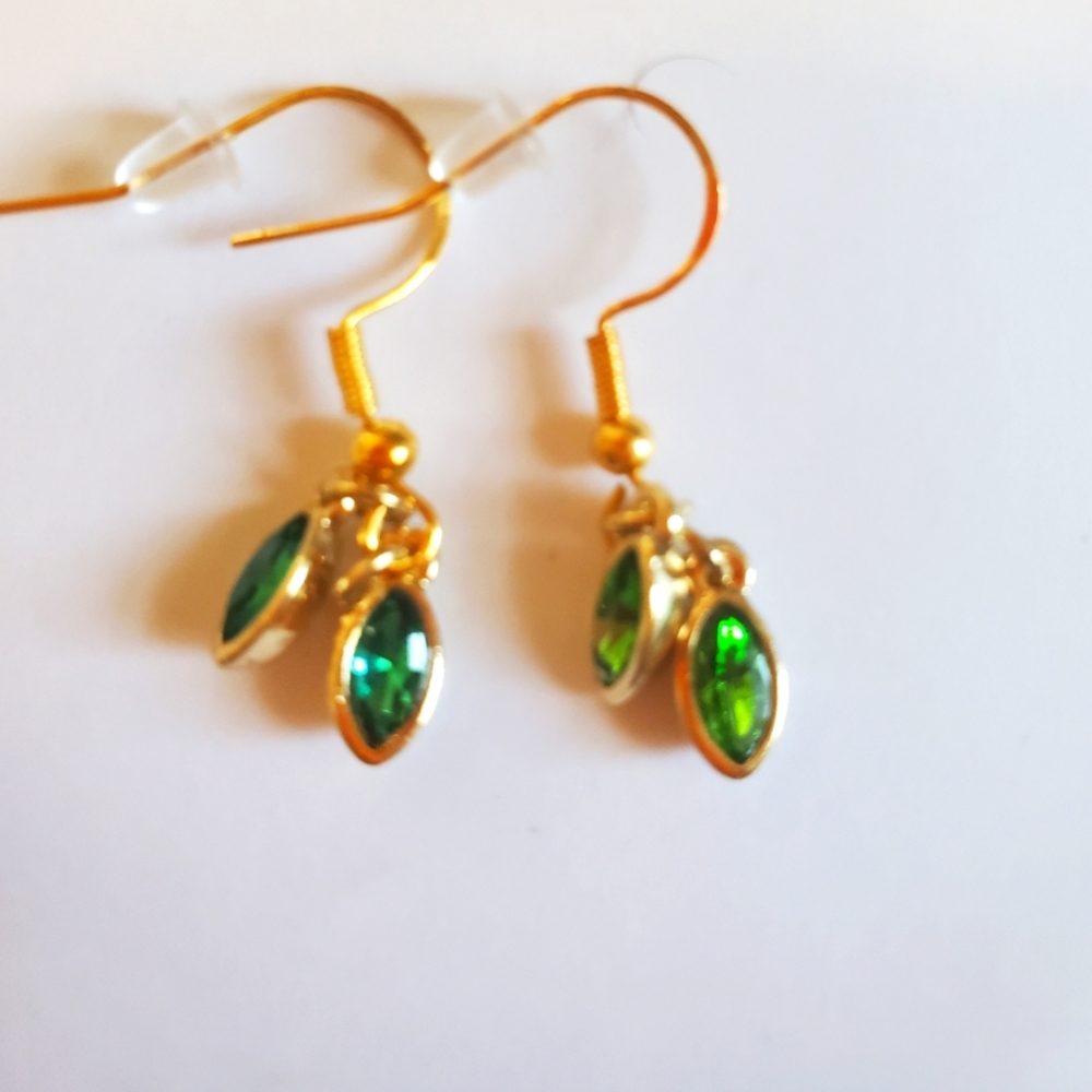 Green Gem earrings